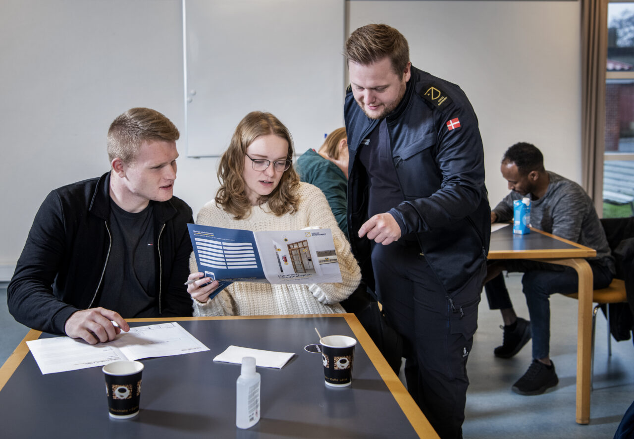 Kursus i Bo brandsikret hos beredskabsstyrelsen i Tinglev.